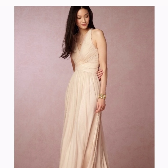 BHLDN NWOT Size 10 'Edith' Dress Cashmere Cream - Picture 3 of 5